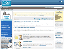Tablet Screenshot of notacarioca.rio.gov.br