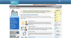 Desktop Screenshot of homologacao.notacarioca.rio.gov.br
